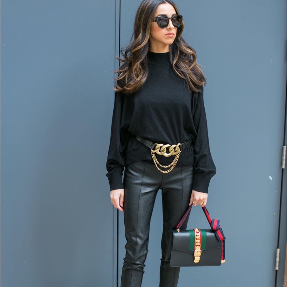 NWT Zara Limited Edition Leather and Link Belt
